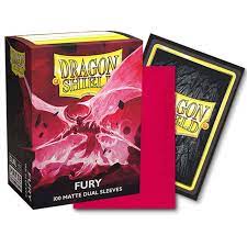 Dragon Shields: (100) Matte Dual - Fury