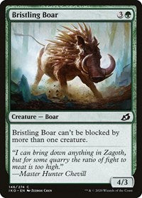 Magic: The Gathering Single - Ikoria: Lair of Behemoths - Bristling Boar (Foil) Common/146 Lightly Played