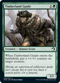 Magic: The Gathering Single - Innistrad: Midnight Hunt - Timberland Guide - Common/202 Lightly Played