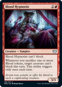 Magic: The Gathering Single - Innistrad: Crimson Vow - Blood Hypnotist - Uncommon/145 Lightly Played