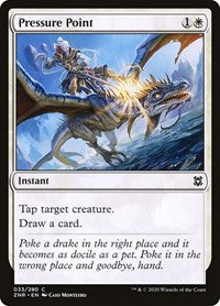 Magic: The Gathering Single - Zendikar Rising - Pressure Point Common/033 Lightly Played