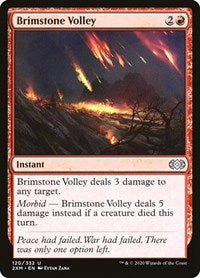 Magic: The Gathering Single - Double Masters - Brimstone Volley (Foil) Uncommon/120 Lightly Played