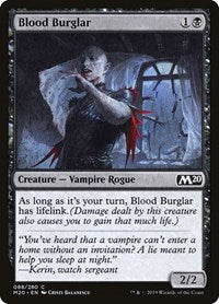 Magic: The Gathering Single - Core Set 2020 - Blood Burglar Common/088 Lightly Played