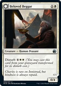 Magic: The Gathering - Innistrad: Midnight Hunt - Beloved Beggar - Common/003 Lightly Played