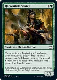 Magic: The Gathering Single - Innistrad: Midnight Hunt - Harvesttide Sentry - Common/186 Lightly Played