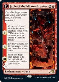 Magic: The Gathering Single - Kamigawa: Neon Dynasty - Fable of the Mirror-Breaker Rare/465 Lightly Played