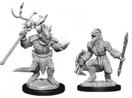 D&D Minis: Wave 12- Lizardfolk & Lizardfolk Shaman