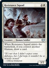 Magic: The Gathering - Innistrad: Crimson Vow - Resistance Squad Uncommon/032 Lightly Played