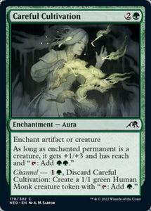 Magic: The Gathering Single - Kamigawa: Neon Dynasty - Careful Cultivation Common/178 Lightly Played