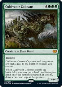 Magic: The Gathering - Innistrad: Crimson Vow - Cultivator Colossus (Foil) - Mythic/195 Lightly Played