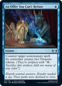 Magic: The Gathering Single - Streets of New Capenna - An Offer You Can't Refuse (Foil) Uncommon/051 Lightly Played