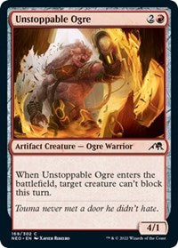 Magic: The Gathering Single - Kamigawa: Neon Dynasty - Unstoppable Ogre Common/169 Lightly Played