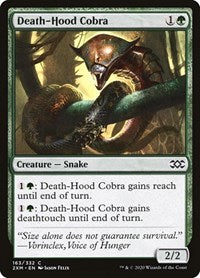 Magic: The Gathering Single - Double Masters - Death-Hood Cobra - Common/163 Lightly Played