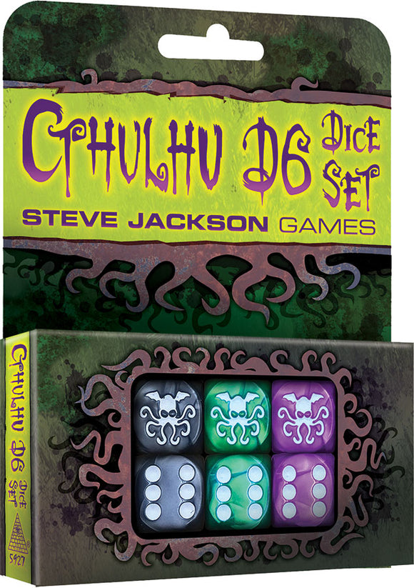 Cthulhu D6 Dice Set (6 Dice)