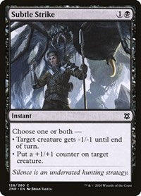 Magic: The Gathering Single - Zendikar Rising - Subtle Strike Common/128 Lightly Played