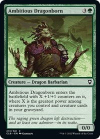 Magic: The Gathering Single - Commander Legends: Battle for Baldur's Gate - Ambitious Dragonborn - Common/213 Lightly Played