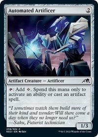 Magic: The Gathering Single - Kamigawa: Neon Dynasty - Automated Artificer Common/219 Lightly Played