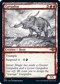 Magic: The Gathering Single - Modern Horizons 2 - Gargadon (Showcase) - Common/351 Lightly Played