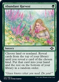 Magic: The Gathering Single - Modern Horizons 2 - Abundant Harvest (Foil) - Common/147 Lightly Played