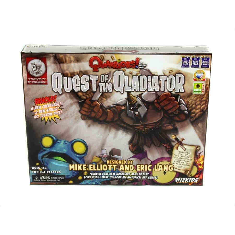 QUARRIORS! QUEST OF THE QLADIATOR EXPANSION – Knucklebones Games & Hobby