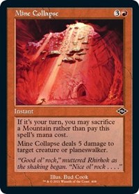 Magic: The Gathering Single - Modern Horizons 2 - Mine Collapse (Retro Frame) - Common/408 Lightly Played