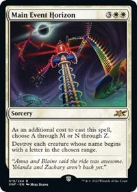 Magic: The Gathering - Unfinity - Main Event Horizon (Galaxy Foil) - Rare/305 Lightly Played