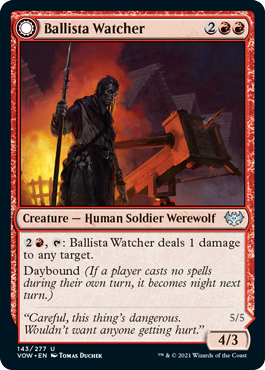 Magic: The Gathering - Innistrad: Crimson Vow - Ballista Watcher Uncommon/143 Lightly Played