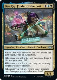 Magic: The Gathering - Unfinity - Dee Kay, Finder of the Lost (Foil) - Uncommon/167 Lightly Played