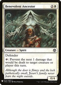 Magic: The Gathering Single - The List - Benevolent Ancestor - Common/012 Lightly Played