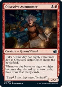 Magic: The Gathering Single - Innistrad: Midnight Hunt - Obsessive Astronomer - Uncommon/152 Lightly Played