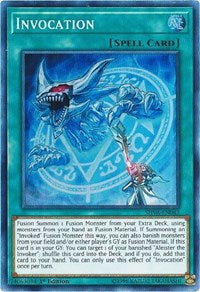 Yu-Gi-Oh! YuGiOh Single - Shadows in Valhalla - Invocation - Super Rare/SHVA-EN043 Lightly Played