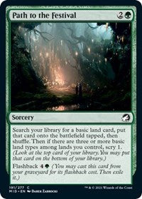 Magic: The Gathering Single - Innistrad: Midnight Hunt - Path to the Festival - Common/191 Lightly Played