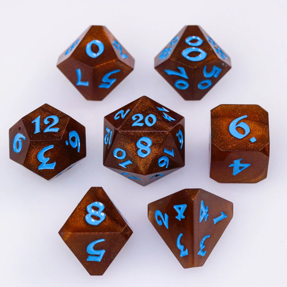 7 Piece RPG Set - Wellspring - Greater Restoration Crew x Die Hard Dice