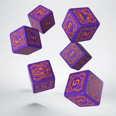 Battletech: House Marik 6D6 Dice Set