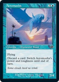 Magic: The Gathering Single - Modern Horizons 2 - Aeromoeba (Retro Frame) (Foil Etched) - Common/389 Lightly Played