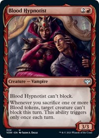 Magic: The Gathering Single - Innistrad: Crimson Vow - Blood Hypnotist (Showcase) Uncommon/302 Lightly Played