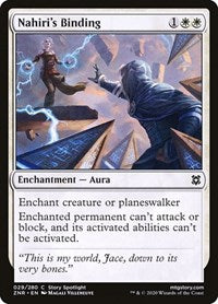 Magic: The Gathering Single - Zendikar Rising - Nahiri's Binding - Common/029 Lightly Played