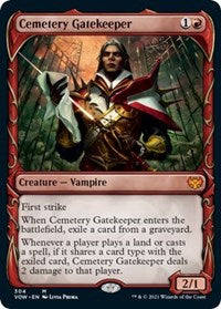 Magic: The Gathering Single - Innistrad: Crimson Vow - Cemetery Gatekeeper (Showcase) - Mythic/304 Lightly Played