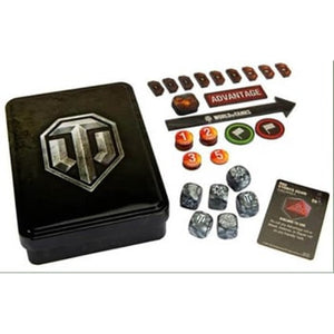 World of Tanks: Miniatures Game - Gaming Dice & Tokens Set Tin