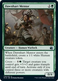 Magic: The Gathering Single - Innistrad: Midnight Hunt - Dawnhart Mentor (Foil) - Uncommon/179 Lightly Played