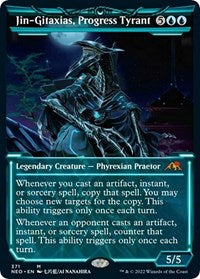 Magic: The Gathering Single - Kamigawa: Neon Dynasty - Jin-Gitaxias, Progress Tyrant (Showcase) Mythic/371 Lightly Played