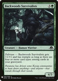 Magic: The Gathering Single - The List - Backwoods Survivalists - Common/150 Lightly Played