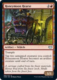 Magic: The Gathering - Innistrad: Crimson Vow - Honeymoon Hearse Uncommon/160 Lightly Played