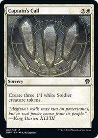 Magic: The Gathering Single - Dominaria United - Captain's Call (Foil) Common/009 Lightly Played