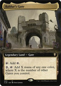 Magic: The Gathering Single - Commander Legends: Battle for Baldur's Gate - Baldur's Gate (Extended Art) - Rare/600 Lightly Played