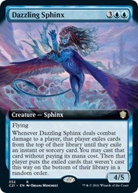 Magic: The Gathering Single - Modern Horizons 2 - Dazzling Sphinx (Extended Art) Rare/352 Lightly Played