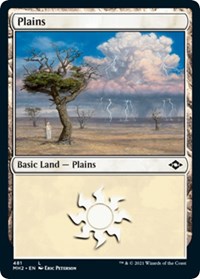 Magic: The Gathering - Modern Horizons 2 - Plains (481)  Land/481 Lightly Played