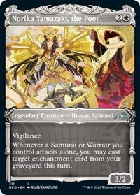 Magic: The Gathering Single - Kamigawa: Neon Dynasty - Norika Yamazaki, the Poet (Showcase) Uncommon/311 Lightly Played