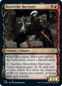 Magic: The Gathering Single - Innistrad: Crimson Vow - Bloodtithe Harvester (Showcase) Uncommon/310 Lightly Played