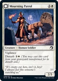 Magic: The Gathering Single - Innistrad: Midnight Hunt - Mourning Patrol - Common/028 Lightly Played